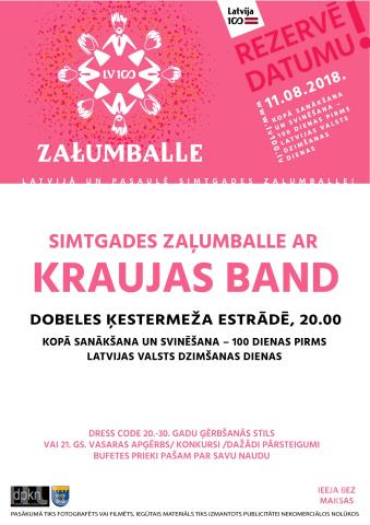 Simtgades zaļumballe Dobelē